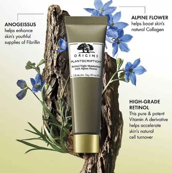 OriginsPlantscription™ Retinol Night Moisturizer with Alpine Flower 1 oz